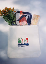 Embroidered Ina Garten Plant Wine Tote Bag